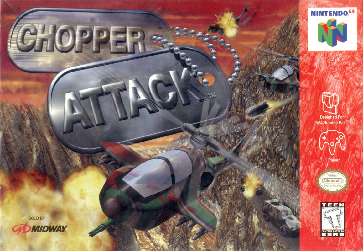 Chopper Attack box art for Nintendo 64